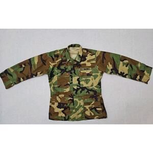 U.S.MARINES CAMOUFLAGE CAMO JACKET SIZE SMALL Sz Medium Elbow Patches Pockets